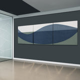 AQUA textile wall art by Marie Dooley