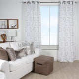 Rideau CERCLES beige