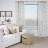 rideau floral drapery panel Marie Dooley Maison