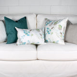 Coussin NATURE aqua par Marie Dooley Maison
