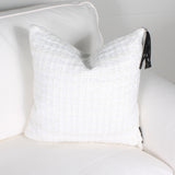 Coussin TWEED blanc cassé