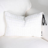 Coussin TWEED blanc cassé