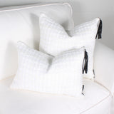 Coussin TWEED blanc cassé