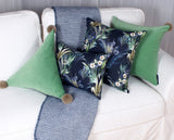 Clematis cushion by Marie Dooley