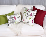 Oxalis cushion by Marie Dooley