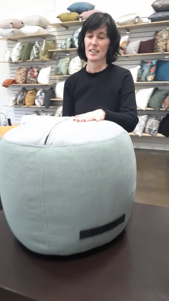 How to refill your pouf