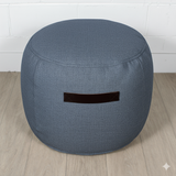 Pouf ANJOU rond marine démo