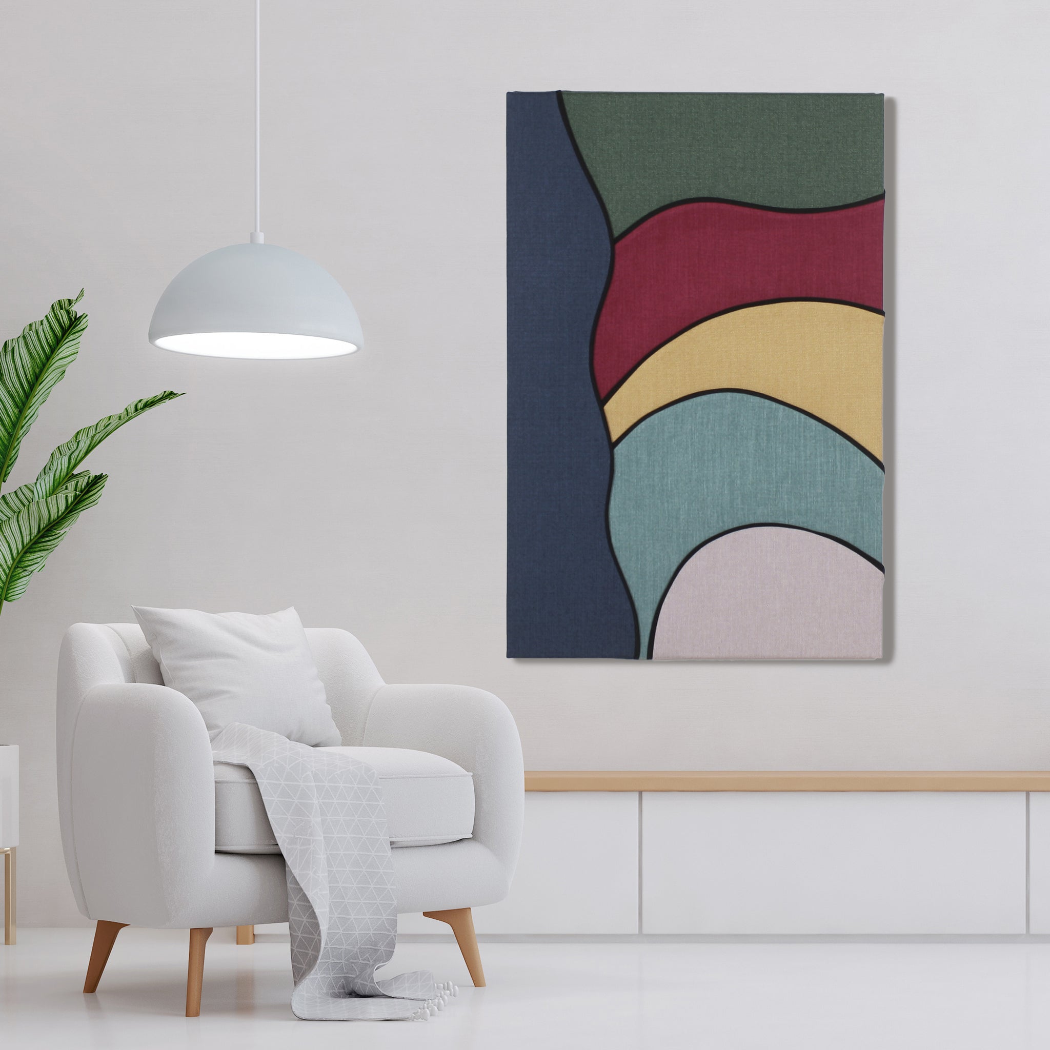 Acoustic textile wall art by Marie Dooley, Quebec – Marie Dooley