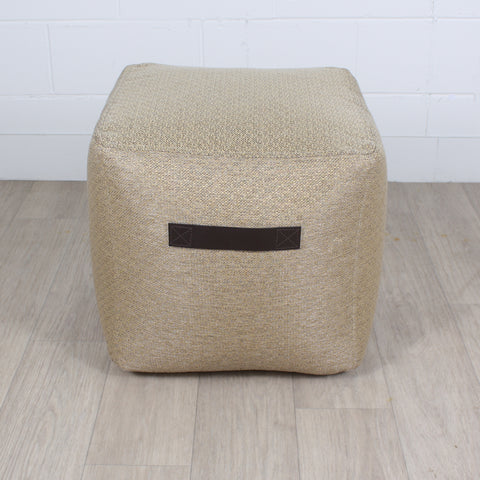 Pouf carré square tweed Marie Dooley Maison