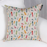 Feathers cushion by Marie Dooley