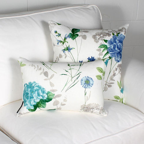 Hortensia cushion by Marie Dooley